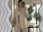 Athiya's re-wearing her father's suit with her touch of magic is screaming the vibe of 'Daddy's girl'. Athiya's re-wearing her father's suit with her touch of magic is screaming the vibe of 'Daddy's girl'.