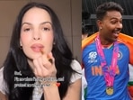 Nataša Stanković and Hardik Pandya