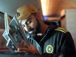 : Indian cricketer Virat Kohli aboard a charter flight to New Delhi. Indian cricket team on Thursday returned home after winning the ICC Men's T20 World Cup 2024 in Barbados. (PTI Photo) : Indian cricketer Virat Kohli aboard a charter flight to New Delhi. Indian cricket team on Thursday returned home after winning the ICC Men's T20 World Cup 2024 in Barbados. (PTI Photo)
