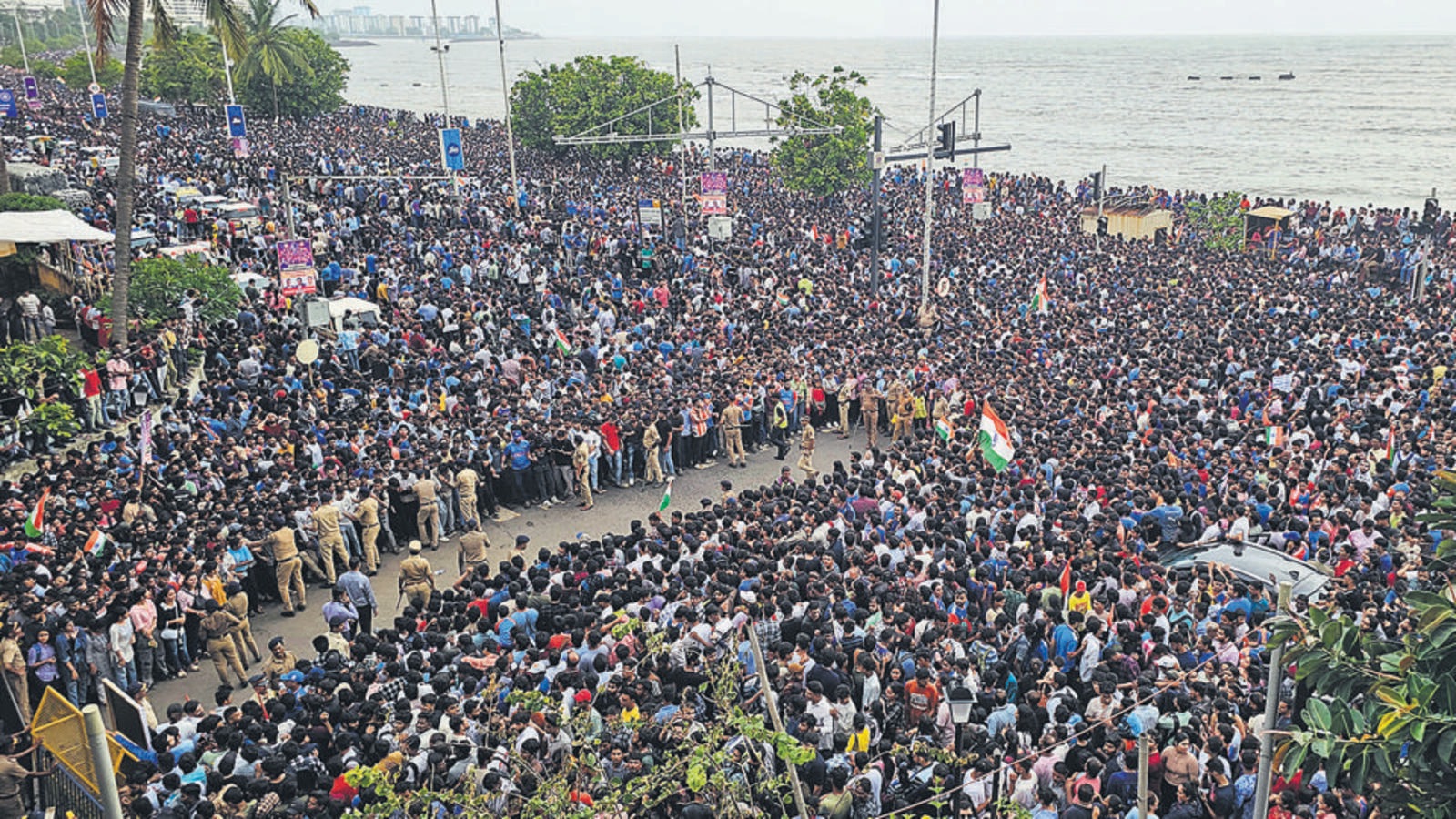 Team India parade: 300,000 fans, 5,000 police personnel, 1 T20 World Cup trophy