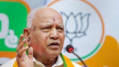 Former Karnataka chief minister BS Yediyurappa. (PTI file) Former Karnataka chief minister BS Yediyurappa. (PTI file)
