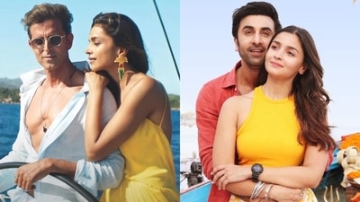 Hrithik Roshan, Deepika Padukone in Fighter and Ranbir Kapoor, Alia Bhatt in Brahmastra. Hrithik Roshan, Deepika Padukone in Fighter and Ranbir Kapoor, Alia Bhatt in Brahmastra.