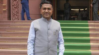 Goa chief minister Pramod Sawant (PTI)
