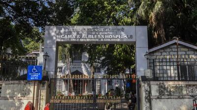 Mumbai, India - November 11, 2018: One of the spots attacked in 2008 Terror attack. Cama Hospital at CSMT in Mumbai, India, on Sunday, November 11, 2018. (Photo by Kunal Patil/Hindustan Times) (Kunal Patil/HT Photo)