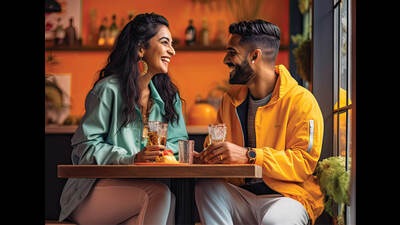 On a date, always ask whether the person wants to drink before placing an order. (ADOBE STOCK)