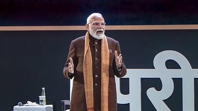 Launched in 2018, 'Pariksha Pe Charcha' (PPC) is an annual event in which PM Narendra Modi interacts with students, teachers and parents on ways to tackle exam-related stress (PTI) Launched in 2018, 'Pariksha Pe Charcha' (PPC) is an annual event in which PM Narendra Modi interacts with students, teachers and parents on ways to tackle exam-related stress (PTI)