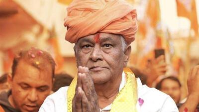 Rajasthan agriculture minister Kirodi Lal Meena resigned on Wednesday (Twitter/@DrKirodilalBJP) Rajasthan agriculture minister Kirodi Lal Meena resigned on Wednesday (Twitter/@DrKirodilalBJP)