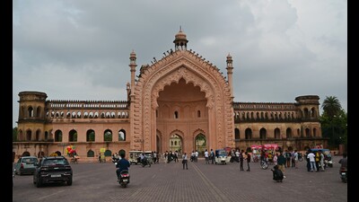 The refurbished Rumi Darwaza. (HT) The refurbished Rumi Darwaza. (HT)