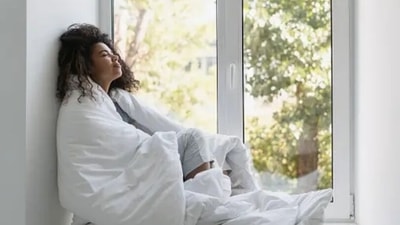 Adding weight can help in providing proprioceptive input to the body and mind. Adding weighted blankets and firm hugs are ways to nourish the nervous system and make it feel safe. (Unsplash) Adding weight can help in providing proprioceptive input to the body and mind. Adding weighted blankets and firm hugs are ways to nourish the nervous system and make it feel safe. (Unsplash)