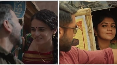 Akshay Kumar and Radhikka in a still from Chaawat; Suriya and Aparna Balamurali in a still from Kaattu Payale. Akshay Kumar and Radhikka in a still from Chaawat; Suriya and Aparna Balamurali in a still from Kaattu Payale.