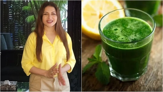 Bhagyashree shares insightful tips on green juice preparation and benefits