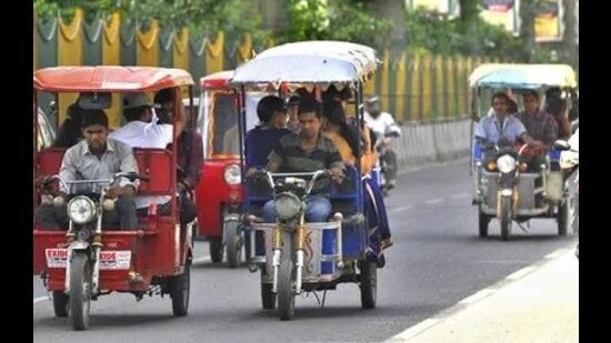 E-rickshaws plying in Prayagraj (For representation only)
