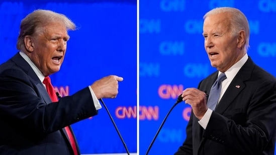 Trump's most recent assault on Biden occurs only hours after a leaked video from a golf course surfaced, in which he was heard berating both Biden and his vice president, Kamala Harris.(AP )