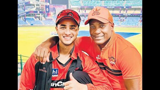 The young player counts cricket legend Brian Lara as one of his mentors.