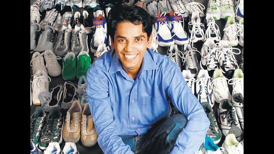 Sandeep Gajakas says he was keen on cleaning his shoes and making them good as new, even as a child.