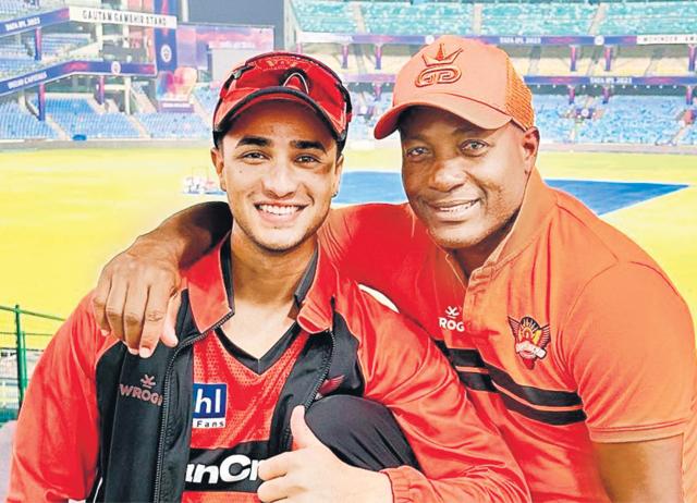 The young player counts cricket legend Brian Lara as one of his mentors. The young player counts cricket legend Brian Lara as one of his mentors.