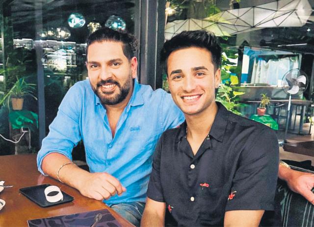 Cricketer Yuvraj Singh has been advising Sharma to stay cool under pressure. Cricketer Yuvraj Singh has been advising Sharma to stay cool under pressure.