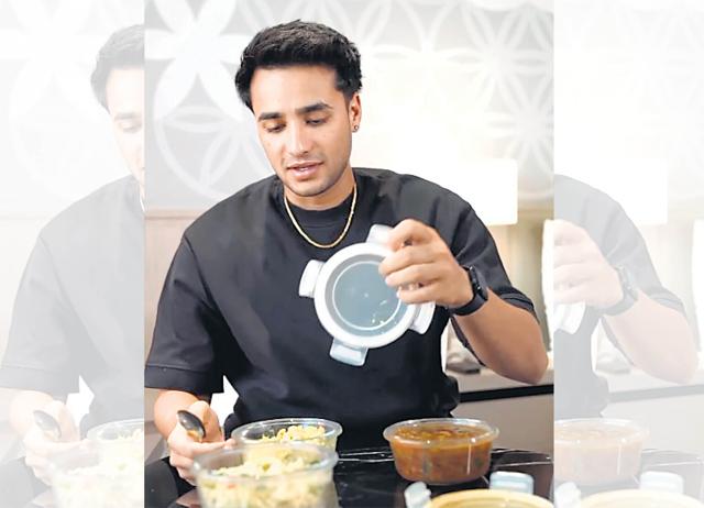 Sharma recently turned vegetarian, something his mother always wanted. Sharma recently turned vegetarian, something his mother always wanted.