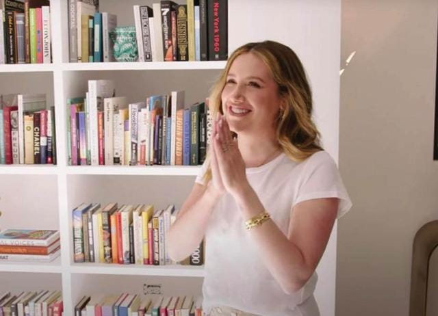 Ashley Tisdale’s bookshelf turned out to be a fake set-up for an Architectural Digest shoot. Ashley Tisdale’s bookshelf turned out to be a fake set-up for an Architectural Digest shoot.