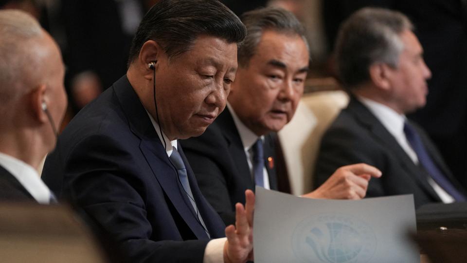 China’s President Xi Jinping attends Shanghai Cooperation Organization (SCO) summit in Astana (REUTERS)