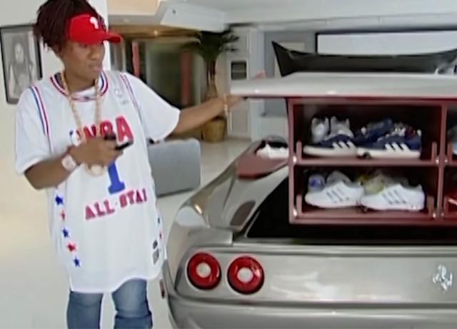 On an episode of MTV Cribs, Missy Elliot showed viewers her bed, which was actually a Ferrari. On an episode of MTV Cribs, Missy Elliot showed viewers her bed, which was actually a Ferrari.