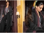 Sonam Kapoor redefines power dressing in stunning Moschino outfit. Sonam Kapoor redefines power dressing in stunning Moschino outfit.