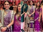 Radhika Merchant mesmerises in a royal purple lehenga at Dandiya night Radhika Merchant mesmerises in a royal purple lehenga at Dandiya night