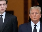 Barron Trump, the youngest son of Donald Trump and his only child with former First Lady Melania, made a rare appearance with his father in a video leaked on social media.