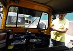 Bengaluru auto and cab drivers protest against illegal bike taxis Bengaluru auto and cab drivers protest against illegal bike taxis