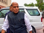 Defence minister Rajnath Singh arrives at the Parliament House complex during the first session of the 18th Lok Sabha. Defence minister Rajnath Singh arrives at the Parliament House complex during the first session of the 18th Lok Sabha.