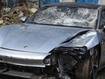The crash, which occurred when the Porsche Taycan allegedly struck a two-wheeler, sparked public outrage. (PTI) The crash, which occurred when the Porsche Taycan allegedly struck a two-wheeler, sparked public outrage. (PTI)