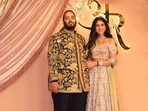 Anant Ambani, Radhika Merchant sangeet: Couple makes stylish entry in custom outfits Anant Ambani, Radhika Merchant sangeet: Couple makes stylish entry in custom outfits