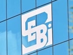 SEBI logo outside the regulators’s office.(HT photo)