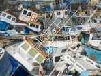A fisherman looks at fishing vessels damaged by Hurricane Beryl at the Bridgetown Fisheries in Barbados, Monday, July 1, 2024. (AP Photo/Ricardo Mazalan)(AP) A fisherman looks at fishing vessels damaged by Hurricane Beryl at the Bridgetown Fisheries in Barbados, Monday, July 1, 2024. (AP Photo/Ricardo Mazalan)(AP)