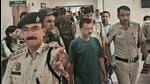 Delhi chief minister Arvind Kejriwal being produced in a court on June 26. (PTI) Delhi chief minister Arvind Kejriwal being produced in a court on June 26. (PTI)