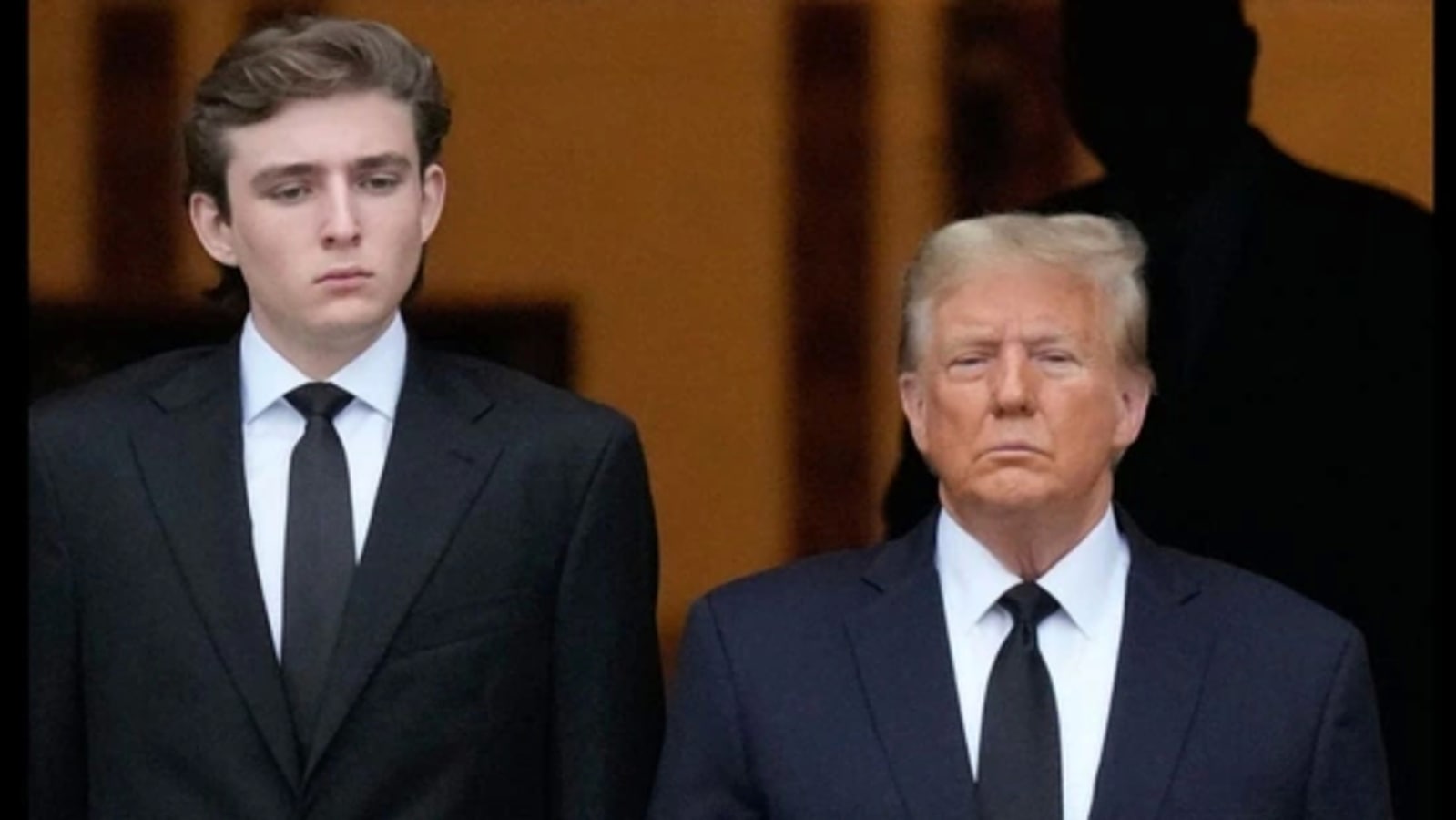 Barron Trump Looks ‘so Embarrassed’ In New Video With Dad As Donald 