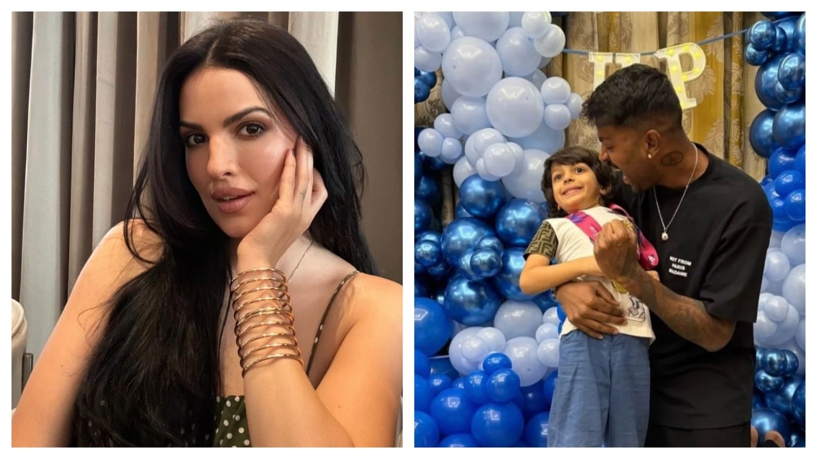 Natasa Stankovic lacking from pics as Hardik Pandya celebrates World Cup win with son