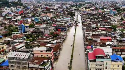 A total population of 20,639 have been affected while 3,820 houses were damaged due to floods. (PTI ohoto)