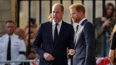 Prince Harry flew more than 5,000 miles to see his father after King Charles III was diagnosed with cancer. But he did not see his estranged brother, William, during a visit that lasted scarcely 24 hours. (AP Photo/Martin Meissner, File) (AP) Prince Harry flew more than 5,000 miles to see his father after King Charles III was diagnosed with cancer. But he did not see his estranged brother, William, during a visit that lasted scarcely 24 hours. (AP Photo/Martin Meissner, File) (AP)