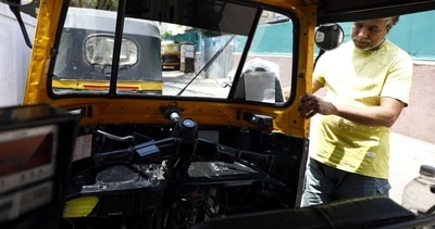 Bengaluru auto and cab drivers protest against illegal bike taxis