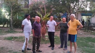 In Sector 51’s Meghdootam park, residents said it was tough visiting the park during adverse weather conditions and Sector 50‘s Block D park lacks a security guard room for the convenience of guards posted there. (HT Photo) In Sector 51’s Meghdootam park, residents said it was tough visiting the park during adverse weather conditions and Sector 50‘s Block D park lacks a security guard room for the convenience of guards posted there. (HT Photo)