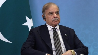 Pakistani Prime Minister Shehbaz Sharif (AP)