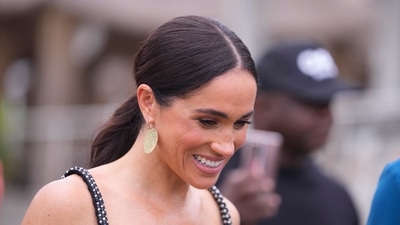 Meghan Markle seeks luxurious remote island retreat for family vacation. (AP Photo/Sunday Alamba) (AP)
