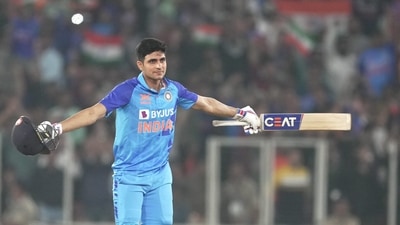 Shubman Gill doesn't want to match Rohit Sharma and Virat Kohli but eyes permanent opener's spot in India T20I side. (PTI) Shubman Gill doesn't want to match Rohit Sharma and Virat Kohli but eyes permanent opener's spot in India T20I side. (PTI)