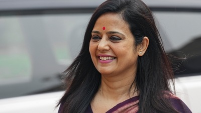 New Delhi: TMC MP Mahua Moitra during the ongoing Parliament session, in New Delhi, Tuesday, July 2, 2024. (PTI Photo/Kamal Kishore)