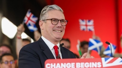 Keir Starmer, leader of the Labour Party, delivers a victory speech (Bloomberg) (Bloomberg) Keir Starmer, leader of the Labour Party, delivers a victory speech (Bloomberg) (Bloomberg)