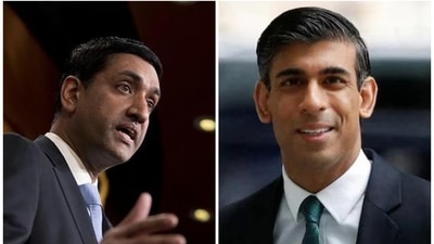 Ro Khanna reacted to the results of the UK election and extended his support to Rishi Sunak, stating that “you will not owe history an apology”. (AP )