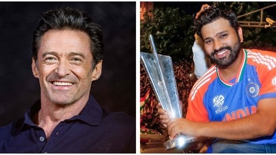 Hugh Jackman heaped praises on Rohit Sharma in a new interview. Hugh Jackman heaped praises on Rohit Sharma in a new interview.