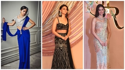 Isha Ambani, Alia Bhatt, Ananya Panday were in attendance at the wedding sangeet of Anant Ambani and Radhika Merchant on Friday night at the NMACC in Mumbai. Isha Ambani, Alia Bhatt, Ananya Panday were in attendance at the wedding sangeet of Anant Ambani and Radhika Merchant on Friday night at the NMACC in Mumbai.