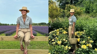 Jennifer Lopez ditched the gloom surrounding her ongoing marital woes with Ben Affleck for a happy day out in the Hamptons. The “Atlas” actor was spotted with her friends in New York on the 4th of July, shopping for plants. On Wednesday, the singer also posted an Instagram video with her daughter Emme, presumably travelling to the Hamptons in a jeep. (Instagram/@jlo) Jennifer Lopez ditched the gloom surrounding her ongoing marital woes with Ben Affleck for a happy day out in the Hamptons. The “Atlas” actor was spotted with her friends in New York on the 4th of July, shopping for plants. On Wednesday, the singer also posted an Instagram video with her daughter Emme, presumably travelling to the Hamptons in a jeep. (Instagram/@jlo)